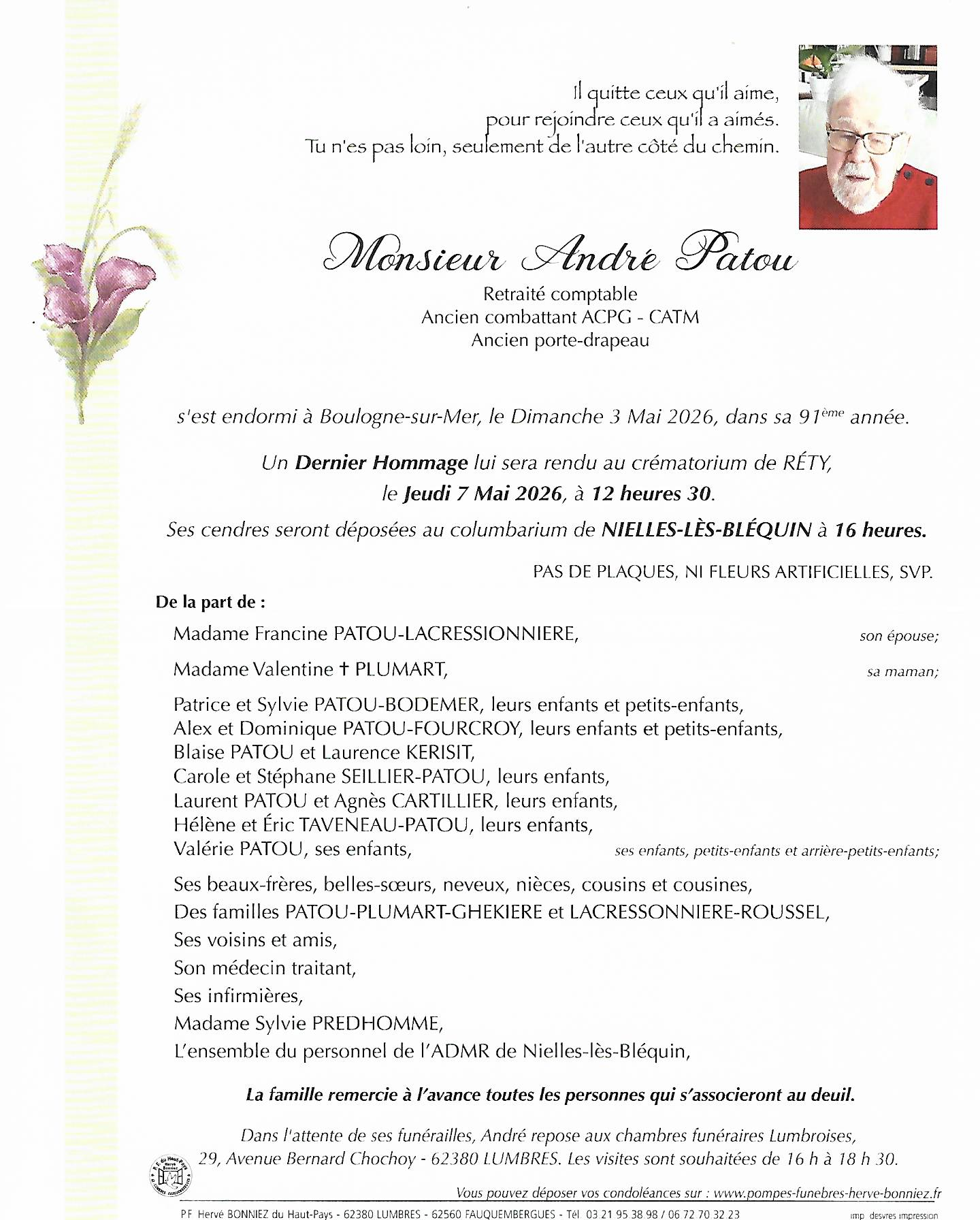 Avis de décès